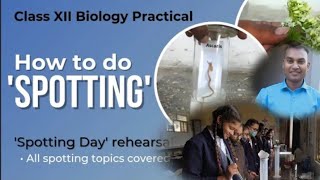 How to do spotting LiveBiology practical class 12 spotting kaise kren biology practical file [upl. by Buonomo]