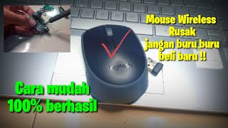 cara memperbaiki mouse wireless yang rusak [upl. by Mellisa]