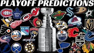 202324 NHL Stanley Cup Playoff Predictions AllStar Break Edition [upl. by Lehcim488]