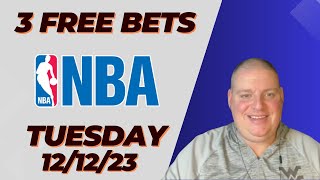 Tuesday 3 Free NBA Betting Picks amp Predictions  121223 l Picks amp Parlays [upl. by Hares]