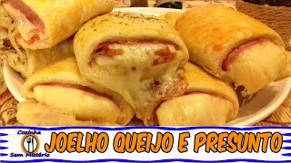 RECEITA DE JOELHO DE QUEIJO E PRESUNTO  ENROLADINHO [upl. by Paige]