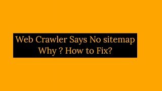 Crawlers Could Not Fetch Sitemap Of My Website How To Fix [upl. by Yesnik]