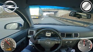 Opel Vectra C Facelift 19 CDTI Acceleration and Top Speed on Autobahn [upl. by Fondea453]