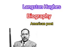 Langston Hughes Biography  American poet [upl. by Atinele]