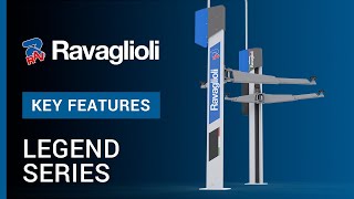 Ravaglioli LEGEND SERIES  Electromechanical 2post Lifts  Key Features [upl. by Ayerdna]