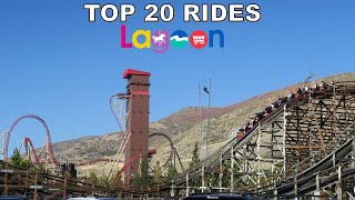 Top 20 Rides at Lagoon [upl. by Barbara]