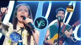 Saloni Saaz VS Shuja Gowhar 🔥 Indian Idol Season 15 new episode today [upl. by Boar]