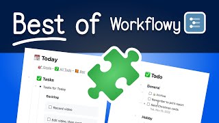 5 Workflowy Plugins You Should Be Using [upl. by Corty]