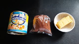 Condensed milk with Cocoa powder delicious combinations [upl. by Nauq]