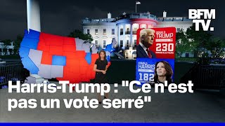 Élection américaine Donald Trump remporte lÉtatclé de Caroline du Nord le point sur le duel [upl. by Brett]