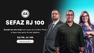 EA SEFAZ RJ 100  Estude em alto nível com quem já é Auditor Fiscal e fique perto do seu objetivo [upl. by Dnomasor]