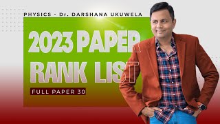 2023 Full paper 30  physics DrDarshana Ukuwela [upl. by Itsirc20]