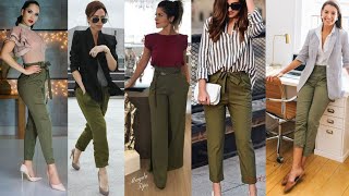 LOOKS con Pantalones VERDE MILITAR😘 [upl. by Ivett427]