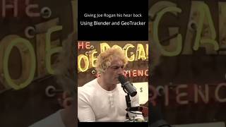 Joe Rogans hair transplant Blender GeoTracker [upl. by Eiramana470]