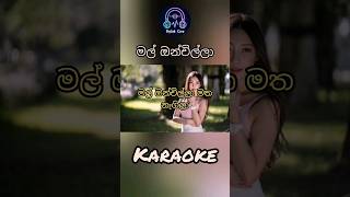 Mal Onchilla 😘💕 මල් ඔන්චිල්ලා hanashafa trending karaoke shorts [upl. by Pinelli72]