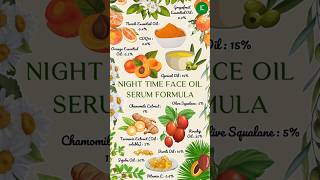 Night time face oil serum formula  Learn Canyon [upl. by Morville111]