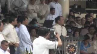 philstarcom video PNoys inaugural speech part 1 [upl. by Nabois238]