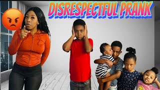 Disrespectful Prank On MOM [upl. by Eserehs]