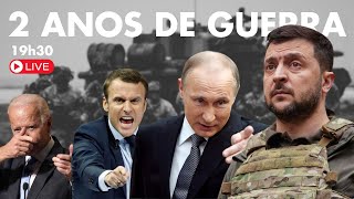 2 ANOS DA INVASÃO RUSSA NA UCRÂNIA  OTAN VAI ENVIAR SOLDADOS  PROFESSOR HOC AO VIVO [upl. by Gershon721]