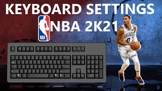 NBA 2K21 Keyboard controls pc [upl. by Lyrej681]