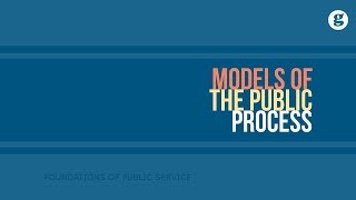 Models of the Public Policy Process [upl. by Ashton901]