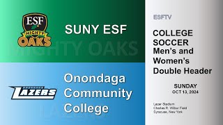 ESFTV College Soccer Double Header  ESF at Onondaga Community College [upl. by Campy]