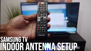 Samsung 4K TV  Indoor Antenna Setup [upl. by Nagud326]