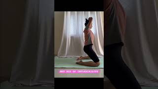 GET RID OF INFLEXIBILITY 🔥✅ shortsshortsvideoyogaflowflexibility [upl. by Yslek449]