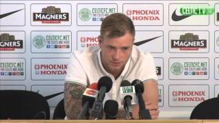 Celtic FC  John Guidetti media conference [upl. by Dante304]