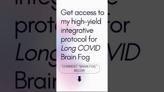 Get access to my integrative protocol for Long COVID Brain Fog ⬇️ integrativepsychiatry psychiatry [upl. by Hadnama]