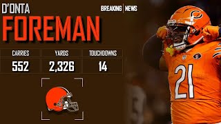 CLEVELAND BROWNS DOnta Foreman ᴴᴰ [upl. by Ojimmas734]