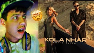 7liwa  Kolla Nhar Ft Yohani official Music Video كليب هربان 🔥 Reaction [upl. by Ynnek]