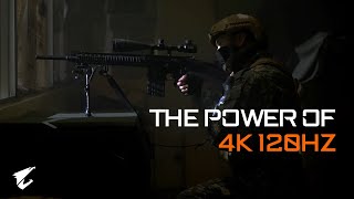 AORUS 4K Monitors  The Power of 4K120Hz  Official Trailer [upl. by Melquist989]