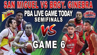 BRGY GINEBRA vs SAN MIGUEL Game 6 Semifinals  PBA Live Full Game Today  October 20 2024 [upl. by Aerua]