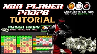 NBA Player Prop Tutorial [upl. by Darci]