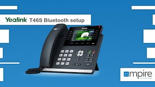 How to use Bluetooth on the Yealink T46S setup [upl. by Penney552]