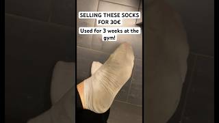 3 weeks used socks for SALE…🤧 socks sweatysocks shorts [upl. by Ophelia]