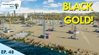 Cities Skylines 2 Oil Industry  Pengasas Bay Ep 48 [upl. by Linn]