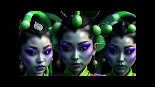 Geisha Surreal AI Vid 1 [upl. by Eah]