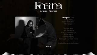 Rheina Lydian  Berlari Sendiri Official Lyric Video [upl. by Ynnol]