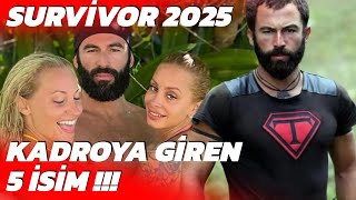 Survivor 2025 All Star Kadrosuna Alınan 5 İsim [upl. by Oibaf223]