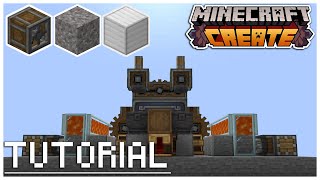 ONE CHUNK Create Iron Farm TUTORIAL  Block By Block Tutorial  Create 1201 [upl. by Garnes]