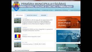 Primăria Făgăraș Digitalizare și conectare cu Primăria Brașov [upl. by Blinni]