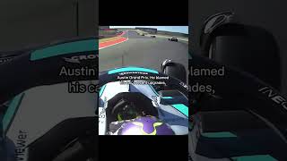 The moment Lewis Hamilton lost control of his car and crashed at the 2024 Austin Grand Prix [upl. by Benedix]