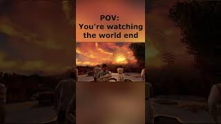 Fallout 4 POV Youre watching the world end gaming fallout [upl. by Ellynad]