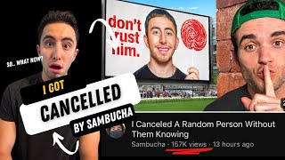 My reaction to getting canceled by Sambucha [upl. by Weiler953]