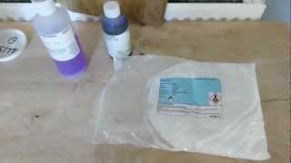 Treating Dogs Severe Ear Infection Blue Power Solution Home Remedy [upl. by Tilney]