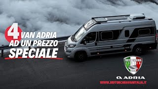 4 Van Adria ad un prezzo speciale 8000€ [upl. by Codie]