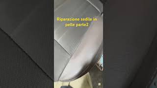 Riparazione sedile in pelle parte 2 [upl. by Bascomb]