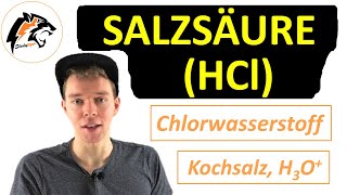 SALZSÄURE HCl  Eigenschaften amp SäureBaseReaktionen [upl. by Sidran]